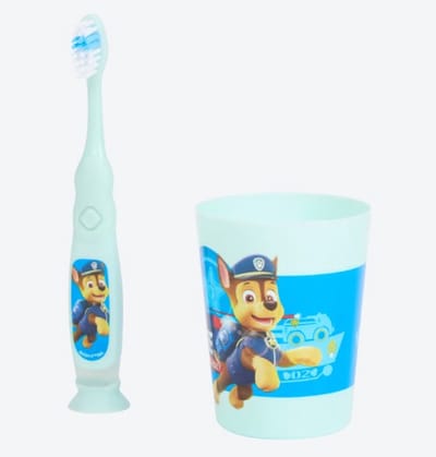 Paw Patrol Tandenborstelset voor kinderen 3+ met timer en zuignap - Chase