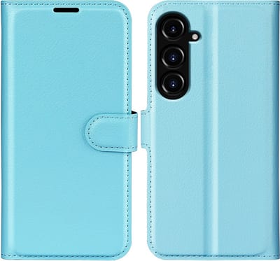 Coverup Hoesje - Geschikt voor Samsung Galaxy S23 FE Hoesje - Coverup Book Case - Lichtblauw