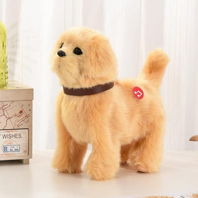 Nieuwe simulatie robot hond elektronische huisdier geluid controle wandelen knikken muziek touch controle robot dier huisdier kinderen speelgoed geschenken