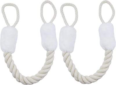 Katoenen Deurlanyard Set met Deurstoppers en Klembeveiliging voor Deurgrepen en Touwen voor Huisdieren en Veiligheid