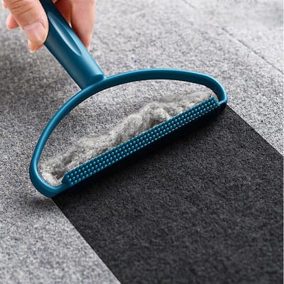 Repus - Pluizen verwijderaar - Pluis kam - Ontpluizer - Pluizen Tondeuse - Kleding borstel - Ontpiller - Honden/Katten haren - Blauw