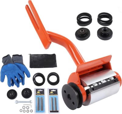 Efficiënte Houtschiller met 6 Verlengde Bladen, Aluminium Houtschaaf voor Houtbewerking en Chainsaw Accessoires