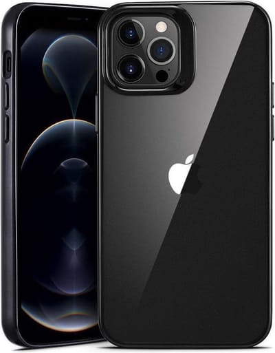 ESR Halo Apple iPhone 12 Pro Max Hoesje Transparant Zwart