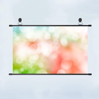 Projectiescherm - HD filmscherm - Thuisbioscoop Gamen - Opvouwbaar Anti-kreuk - 72 inch - Wit