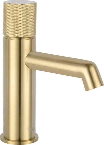 Ben Engraved Cross Wastafelkraan - met Aansluitslangen - Messing