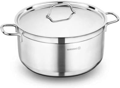 RVS Braadpan met Deksel - Inductie Klaar Hollandse Ovenpot 4,2 Qt