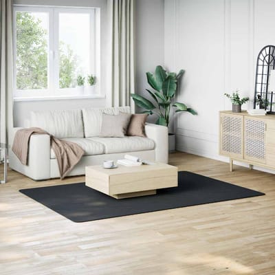 vidaXL - Vloerkleed - wasbaar - korte - pool - anti-slip - 160x230 - cm - zwart