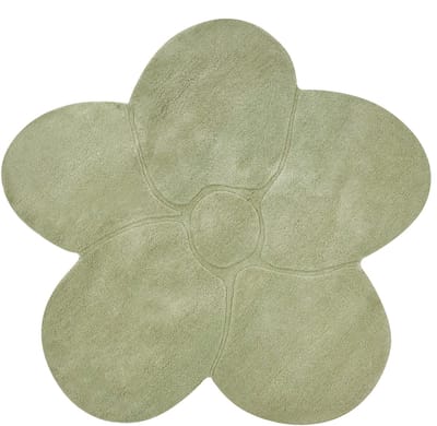 KOKKINI - Vloerkleed - Lichtgroen - 140 x 140 cm - Wol