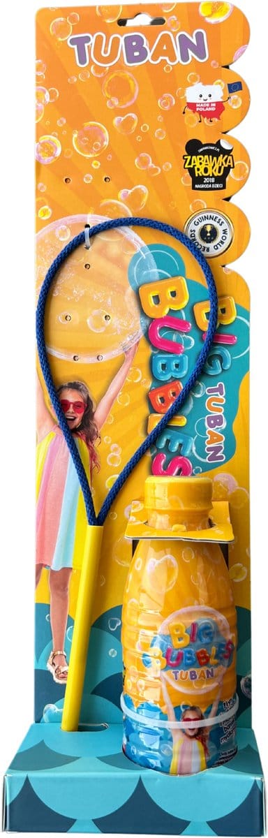 Tuban speelgoed - Bellenblaas set met ring en 400 ml vloeistof.