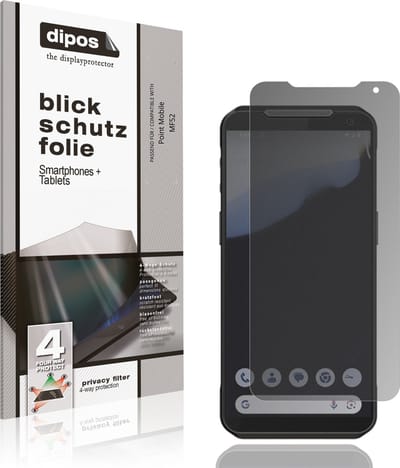 dipos – Matte Privacy Screenprotector geschikt voor Point Mobile MF52 | Anti-Spy Beschermfolie