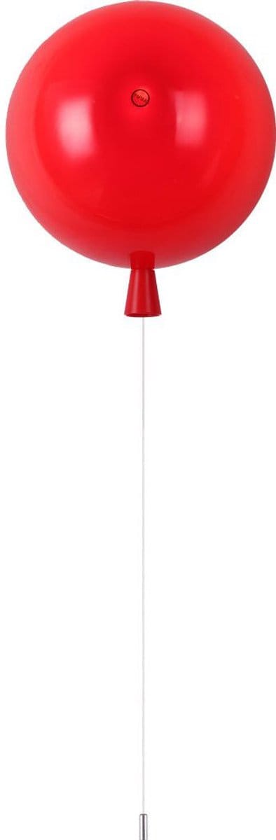 Wandlamp Ballonlamp Rood Klein inclusief 4W LED lamp - Funnylights