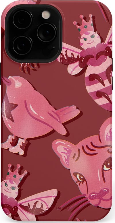 Casetastic Hoesje Geschikt voor Apple iPhone 13 Pro Max Magsafe - Stijlvolle Beschermende Duo-layer Case - Luxe dieren