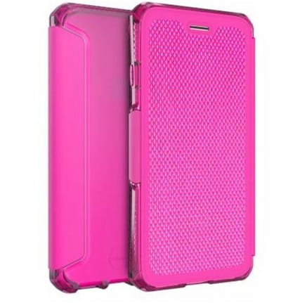 Itskins, Hoesje geschikt voor iPhone 6 Plus / 6S Plus / 7 Plus / 8 Plus - Spectra Series Versterkt Folio, Roze