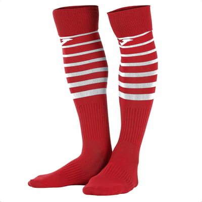 Joma Premier II Voetbalkousen - Wit / Rood | Maat: 28-33