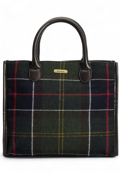 Handtas Barbour BARRHILL TARTAN TOTE BAG LBA0423