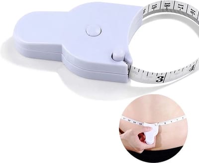 CHPN - Omtrekmeter - Meetlint - Buikomtrek meten Omvang meten - Omvangsmeetlint - Diëtiste - Meetlint lichaam - Omvang Meetlint - Body Mass Tape - WIT -