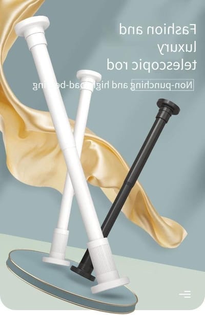 Telescopische Rod - Verstelbare Stang - Ruimte Vergroten - Zonder Boren - 150-280 cm - Zilver