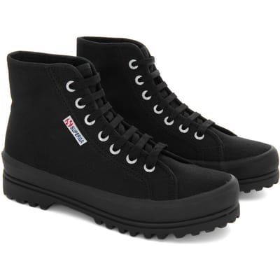 Superga Dames/Dames 2341 Cotu Alpina Hoge Tops (Zwart)