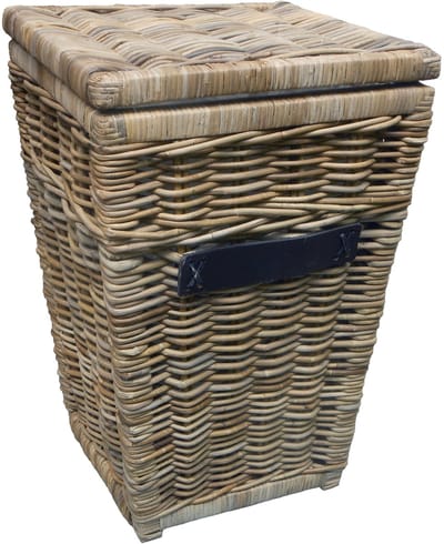 Rotan Wasmand Grijs - 40x40xH60 cm
