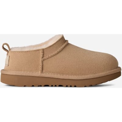 UGG® Classic Micro voor kinderen  in Beige, Maat 32.5, Suede