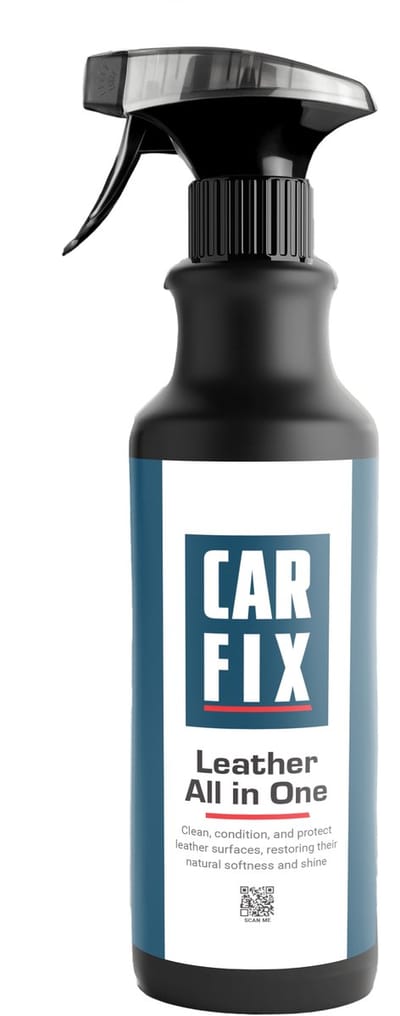 CarFix - All-in-One Leren Onderhoud - 500 ml - Reiniging en Verzorging - Zachte Bescherming