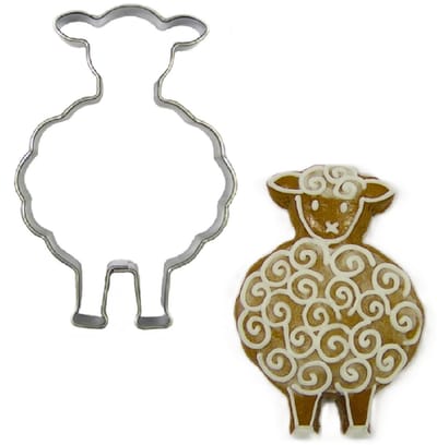 BrandNewCake Uitsteekvorm Schaap RVS 7cm