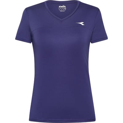 Diadora L. Short Sleeve T-shirt Dames-Blauw