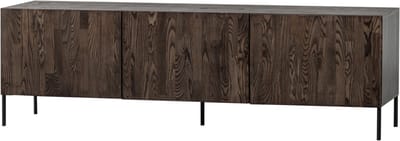 WOOOD Bono Gravure TV Meubel - Essen - Bruin - 56x180x46