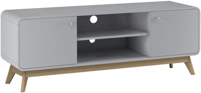 Cassie|Lowboard met 2 Deuren in Partical Grey
