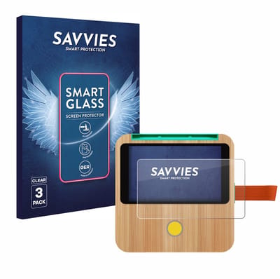 3 Stuks Savvies Screenprotector - geschikt voor tigerbox Touch/ Touch Plus - beschermfolie glas transparant