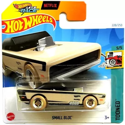 HOT WHEELS SMALL BLOC BEIGE 228/250 HW TOONED 5/5 1:64