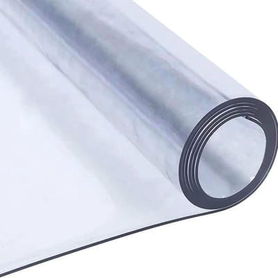 PVC Zeil - Afdekfolie Transparant - Terrassen Afschermen - Waterdicht Scheurvast - 140 cm x 20 m - Transparant