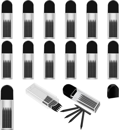 150 stuks 2B vulpotlood navullingen, 2mm diameter, breukbestendige navullingen voor wiskunde en technische tekeningen