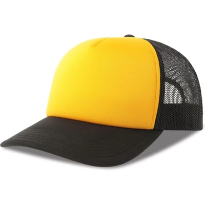 Atlantis Headwear Rapper-S Cap AT537 - Yellow/Black - One size