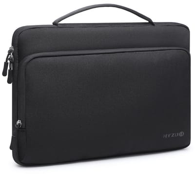 Inovra - HYZUO 14-15 Inch Laptophoes Laptoptas voor MacBook Air 15 M5/M4/M3/M2 A3448 2026-2023, MacBook Pro 15, XPS 14/15 Plus, 15" Surface Laptop, Notebook Hoes 14" 14,4" HP Dell Asus Acer Samsung, Zwart