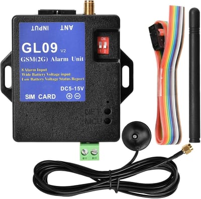 8-kanaals GSM alarmsysteem met app-besturing en batterijwerking
