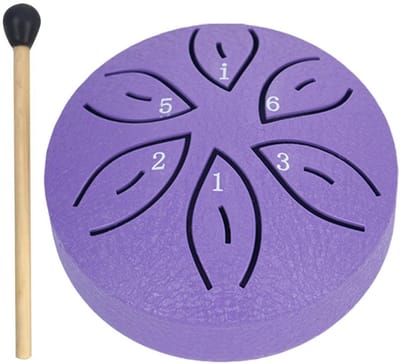 Nivard Handpan - Tongue Drum - Steel - Regen - Klankschaal - Paars
