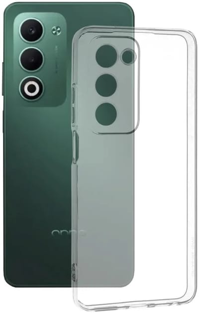 Hoesje geschikt voor Oppo A5/A5m - Techsuit Clear Silicone Back Cover - Transparant