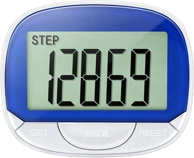 Stappenteller - Activiteitentracker Pedometer - Wandelen Fitness - 3D Sensortechnologie - 645 x 52 x 23 mm - Blauw