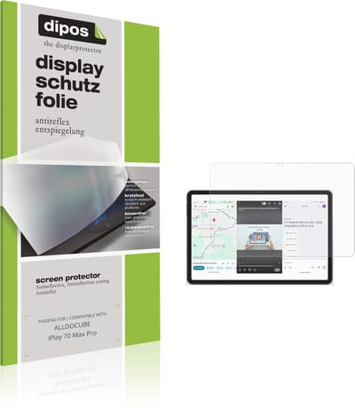 dipos – 2x Matte Beschermfolie geschikt voor ALLDOCUBE iPlay 70 Max Pro | Krasbestendige & antireflecterende Screenprotector Ultra-Thin
