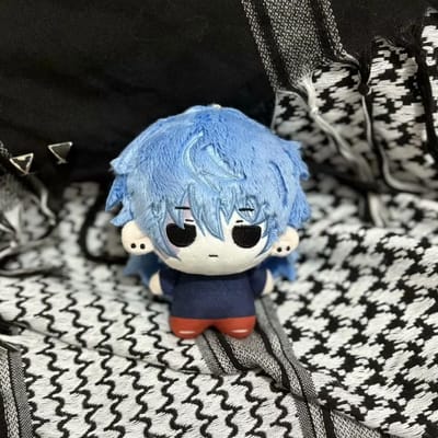 10cm Sally Face Sal Pluche Poppen Hanger Mini Pluche Speelgoed Sleutelhanger Tas Poppen Fans Sally Face Pluche Speelgoed Verjaardagscadeau Verzamelen 10cm