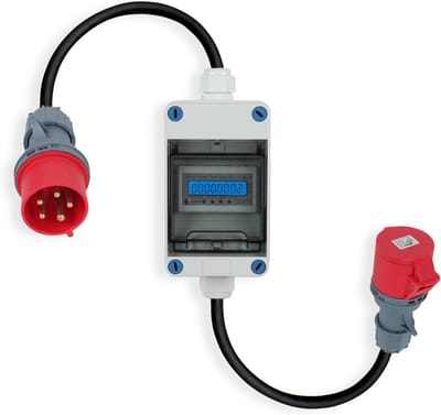 Mobiele Stroommeter 5G 2.5 CEE 5P voor Caravans en Elektrische Voertuigen