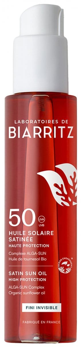 Laboratoires de Biarritz Satin Invisible Zonnebrandolie SPF50 125 ml