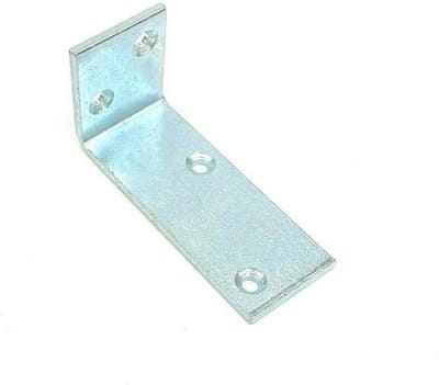 WAELBERS verbindingshoek | 100 x 50 x 40 mm | 5 mm dik | verzinkt | ZWARE UITVOERING
