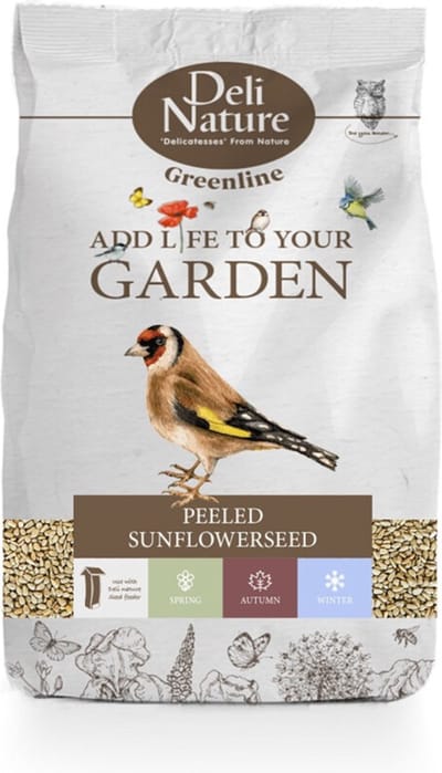 Deli Nature Greenline Peeled Sunflowerseed - 10 x 850 gr - Voordeelverpakking