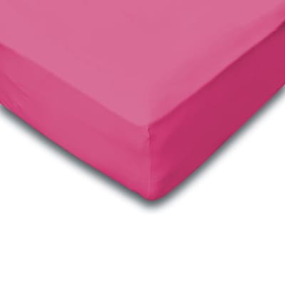 Eleganzzz Hoeslaken Jersey Stretch 35cm Hoekhoogte - Fuchsia - Hoeslaken 90x210/220cm - 100x200cm - Eenpersoons - 100% Katoen - Hoeslakens