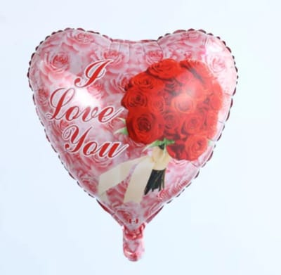 Folieballon i love you hart 45 cm
