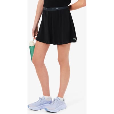 Uitlopende sport-rok met logodetail