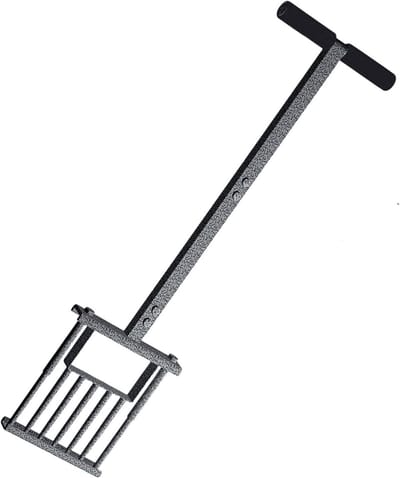 Gazonbeluchter Handgereedschap - Tuinbeluchter Bodem - Gazononderhoud Optimaliseren - Diepe Wortelademhaling - 103 Centimeter - Zwart