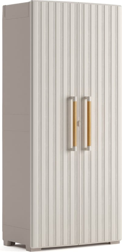 Keter Groove Kast - 80x45x180 cm - Beige